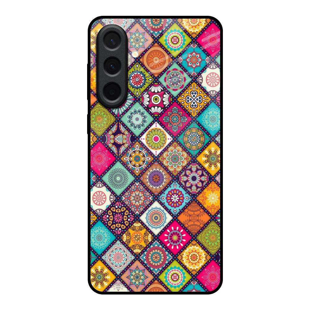 Multicolor Mandala Samsung Galaxy A37 5G Glass Back Cover Online