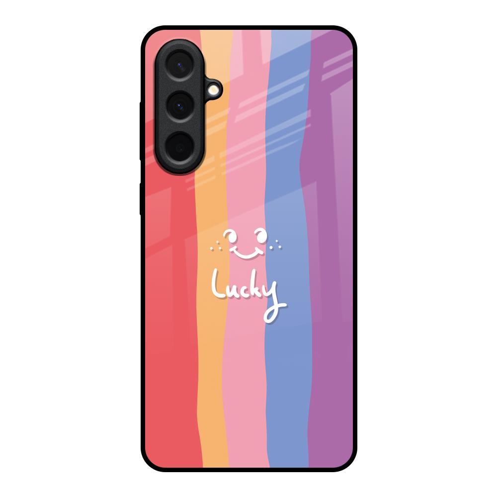 Lucky Abstract Samsung Galaxy A57 5G Glass Back Cover Online