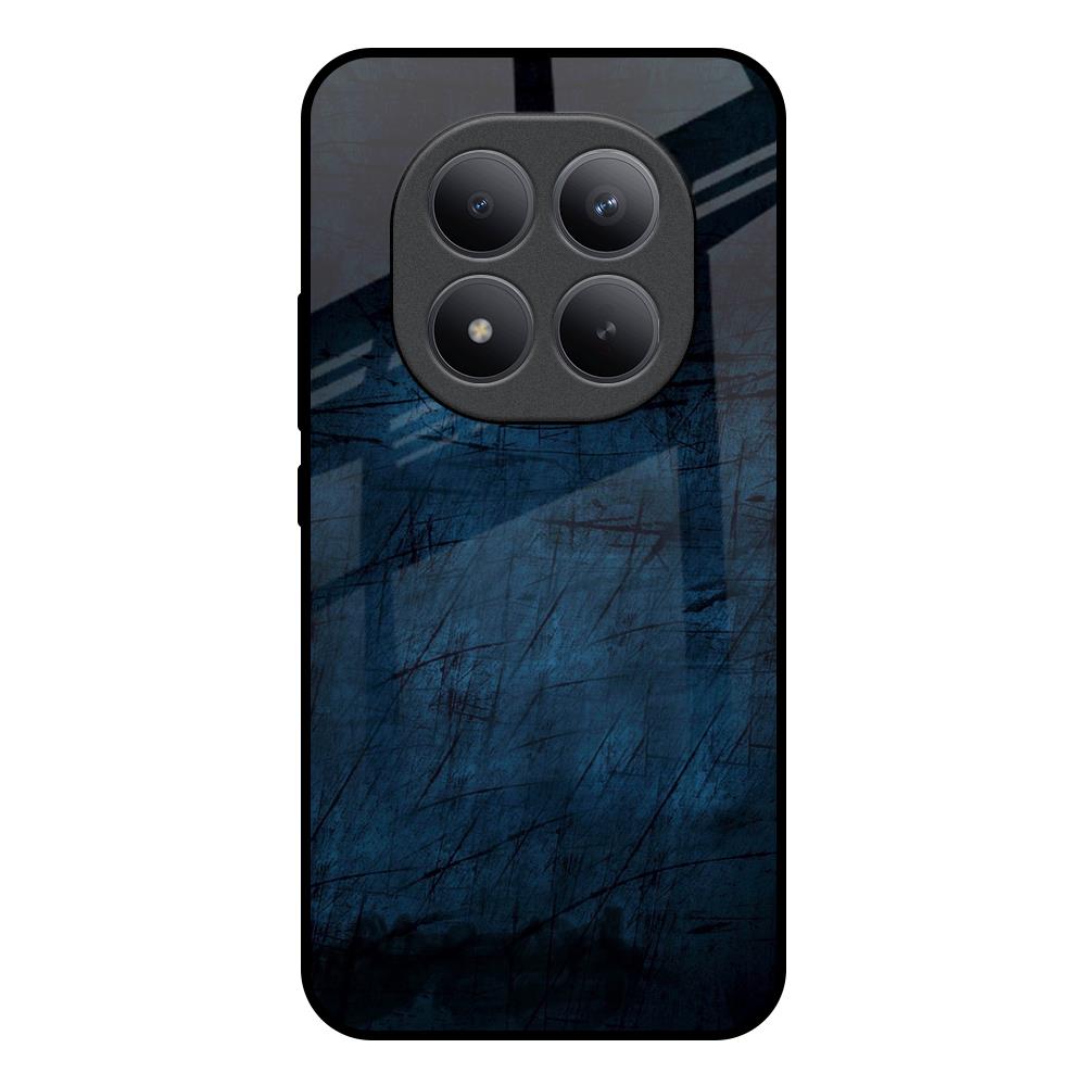Dark Blue Grunge Redmi note 15 Pro + Glass Back Cover Online