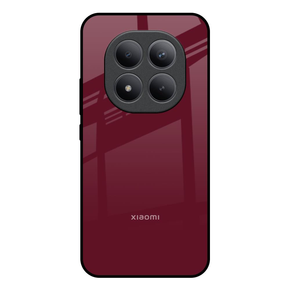 Classic Burgundy Redmi note 15 Pro + Glass Back Cover Online