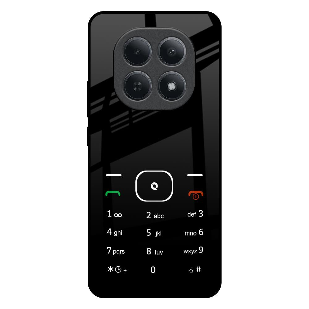Classic Keypad Pattern Redmi Note 15 5G Glass Back Cover Online