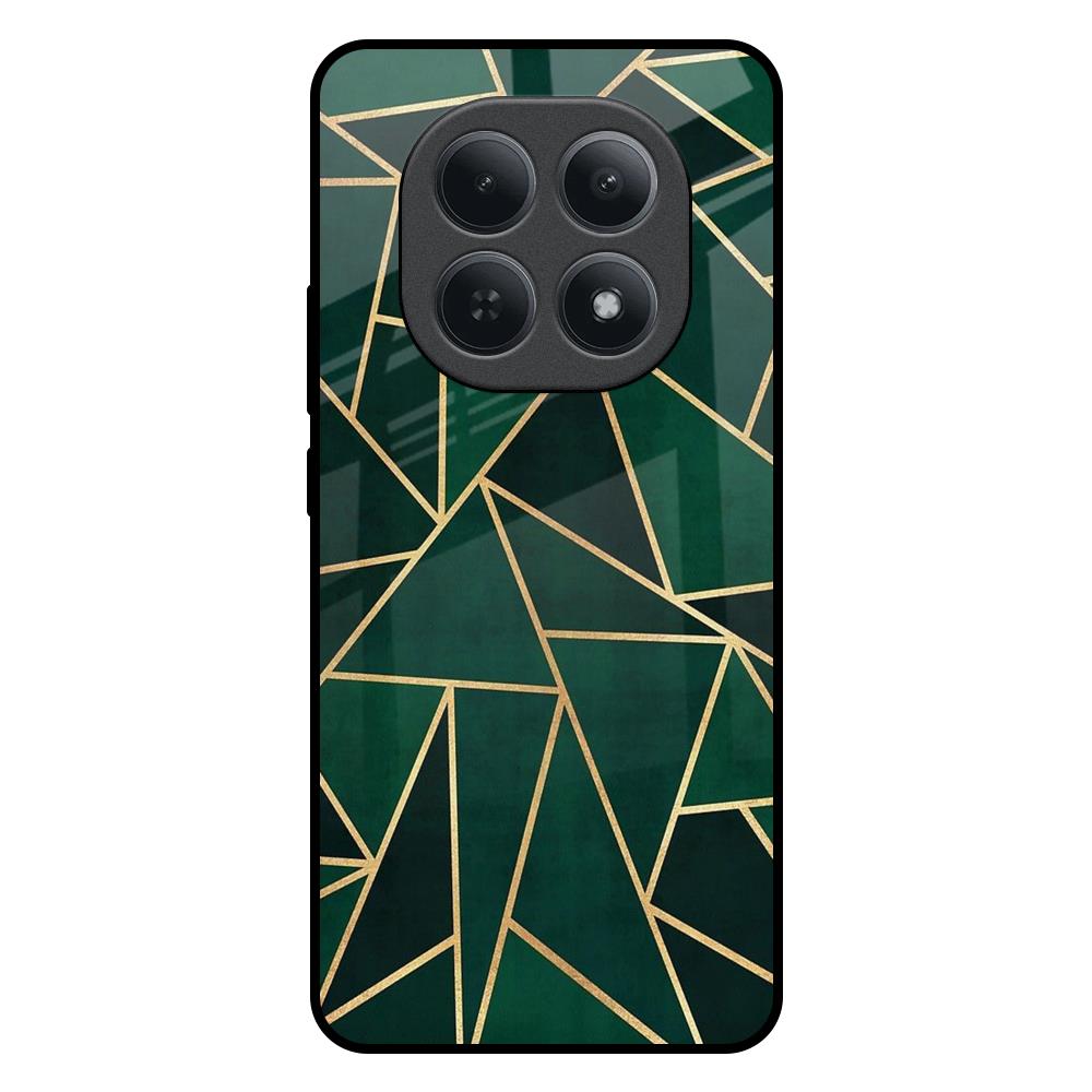 Abstract Green Redmi Note 15 5G Glass Back Cover Online
