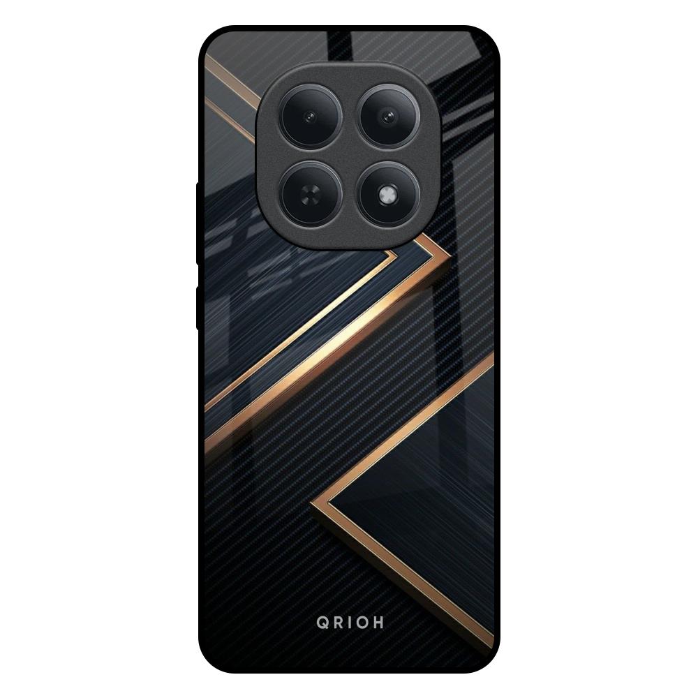 Sleek Golden & Navy Redmi Note 15 5G Glass Back Cover Online