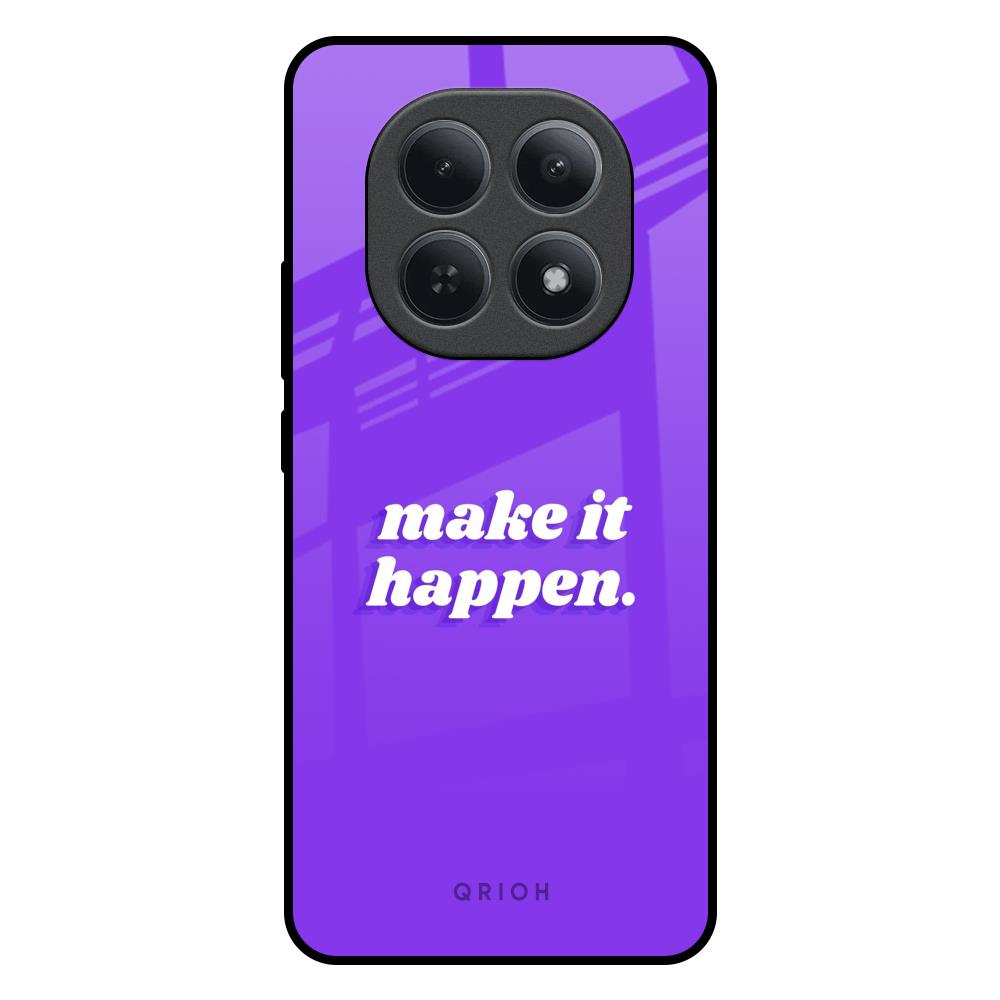 Make it Happen Redmi Note 15 5G Glass Back Cover Online