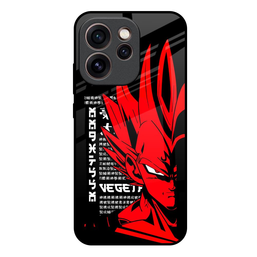Red Vegeta Oppo Reno15c 5G Glass Back Cover Online