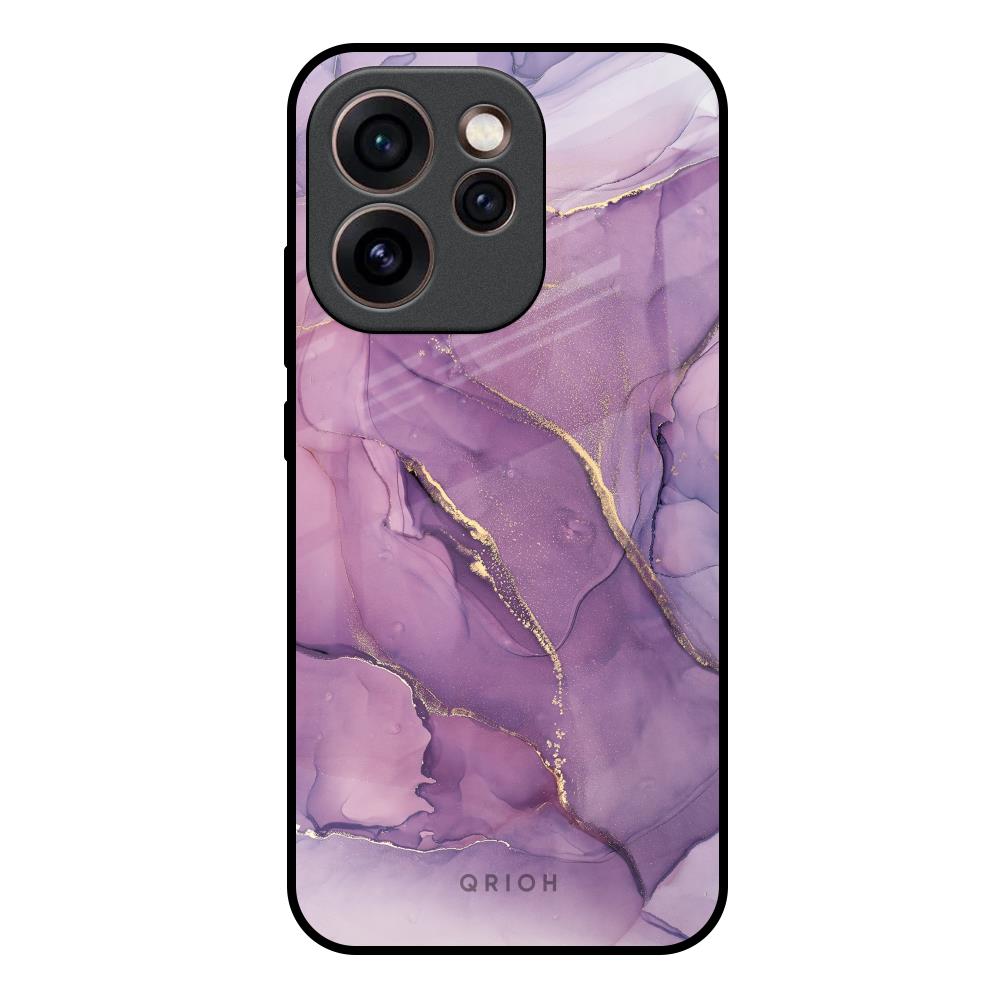 Purple Gold Marble Oppo Reno15c 5G Glass Back Cover Online