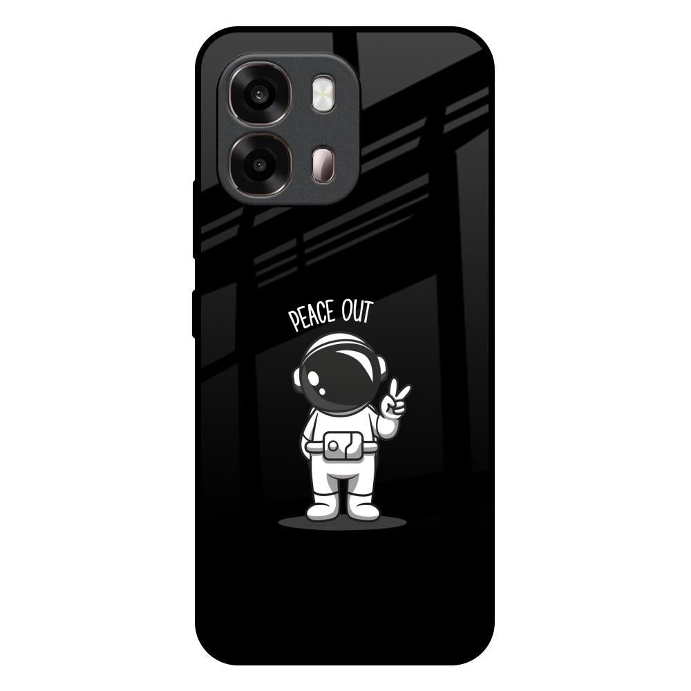 Peace Out Astro Oppo A6 Pro 5G Glass Back Cover Online
