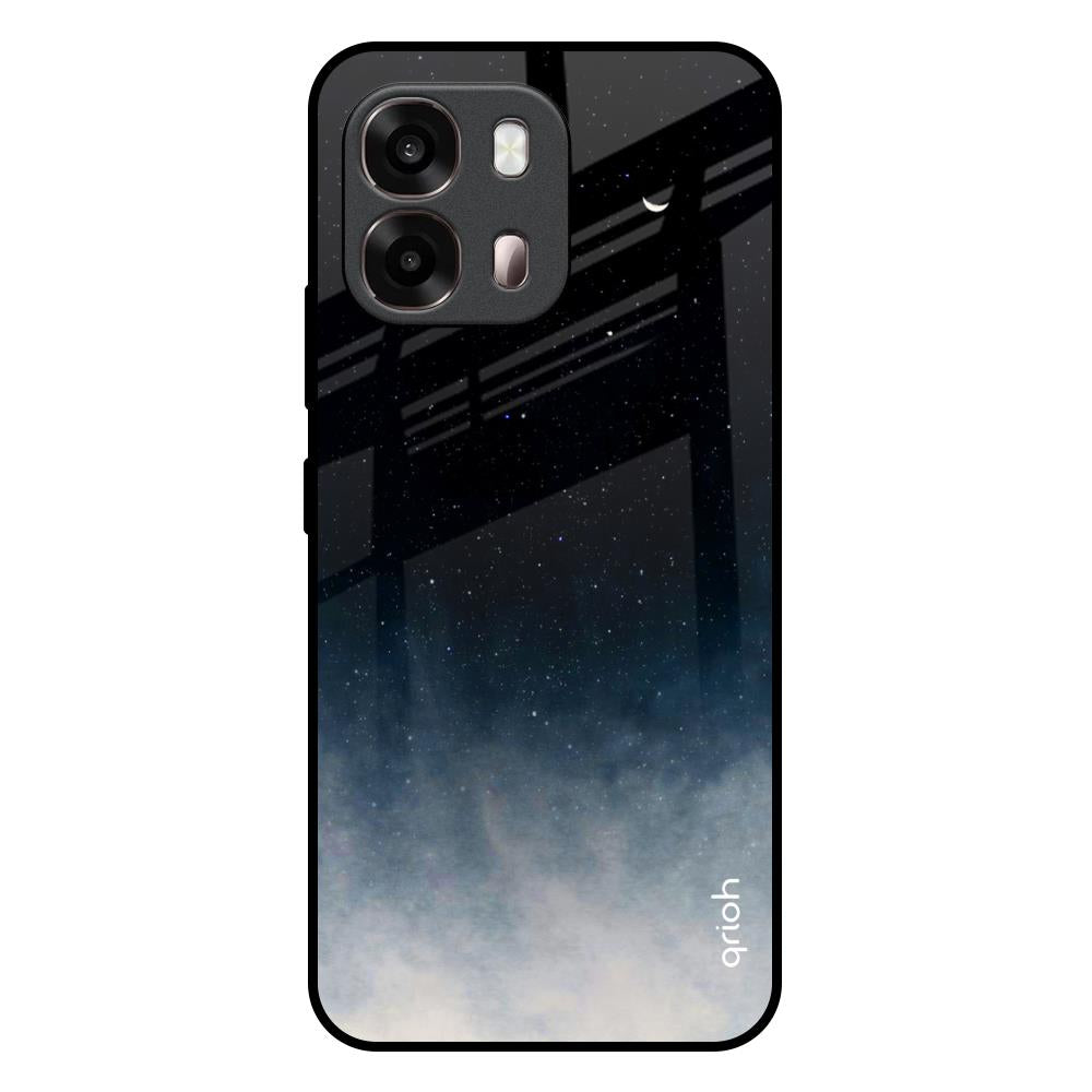 Black Aura Oppo A6 Pro 5G Glass Back Cover Online
