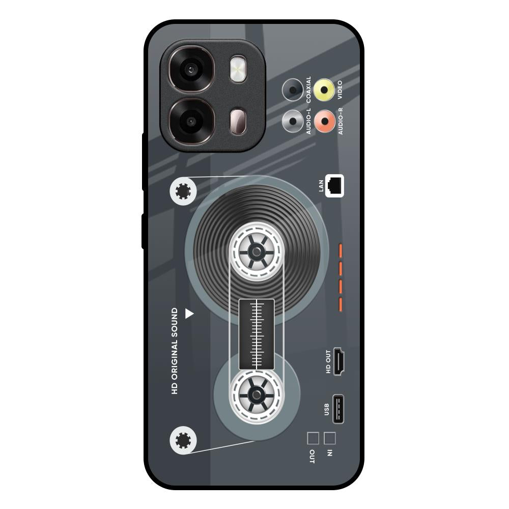 Retro Recorder Oppo A6 Pro 5G Glass Back Cover Online