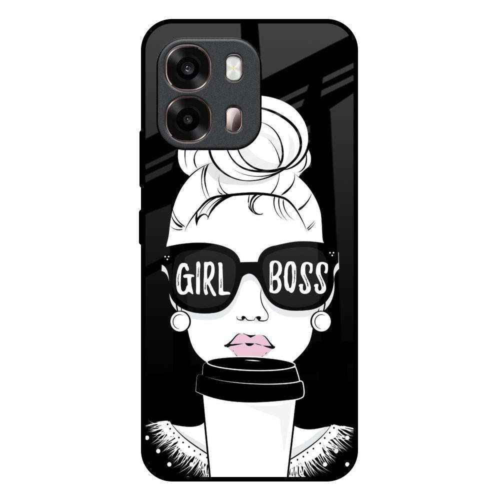 Girl Boss Oppo A6 Pro 5G Glass Back Cover Online