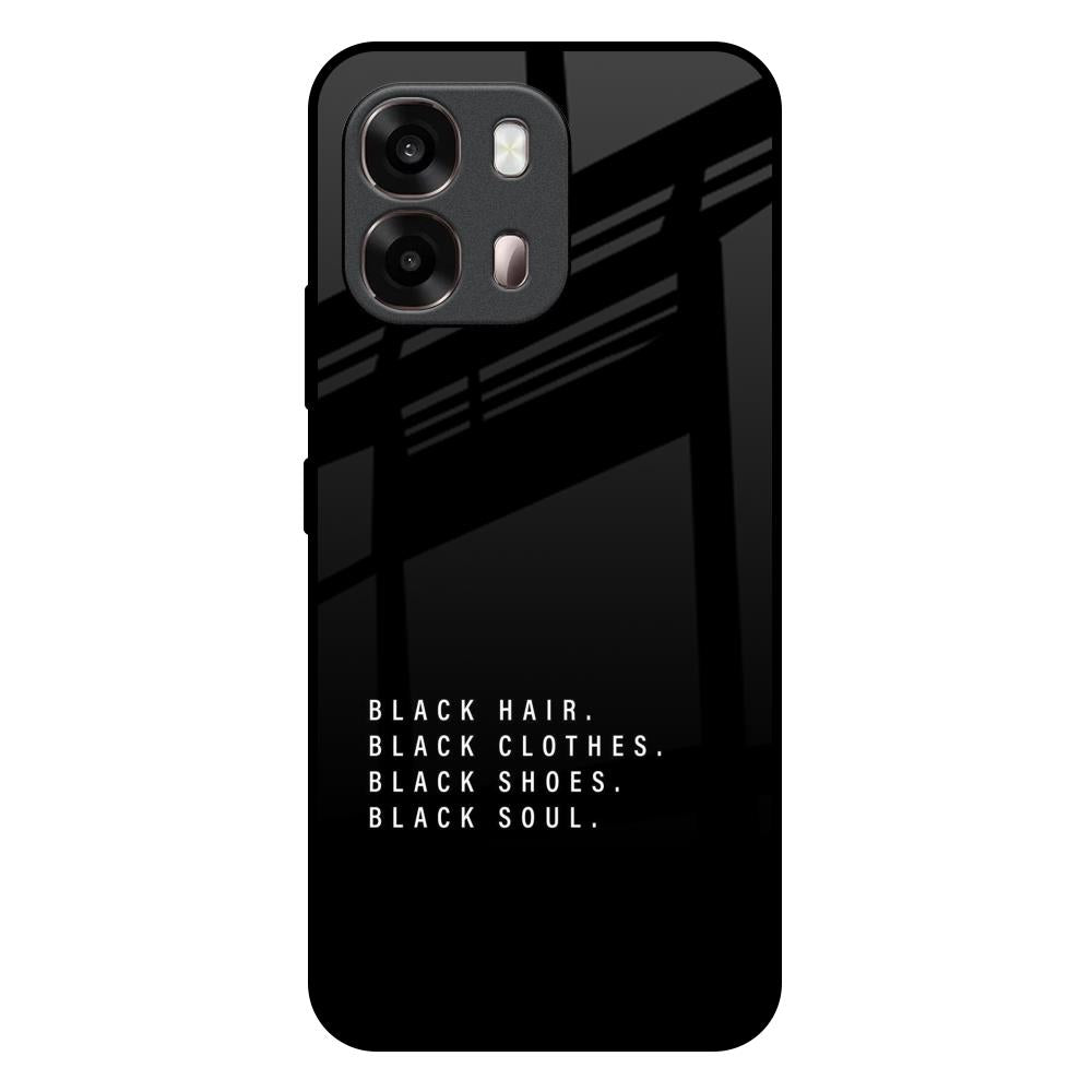 Black Soul Oppo A6 Pro 5G Glass Back Cover Online