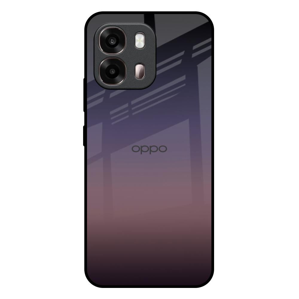 Grey Ombre Oppo A6 Pro 5G Glass Back Cover Online