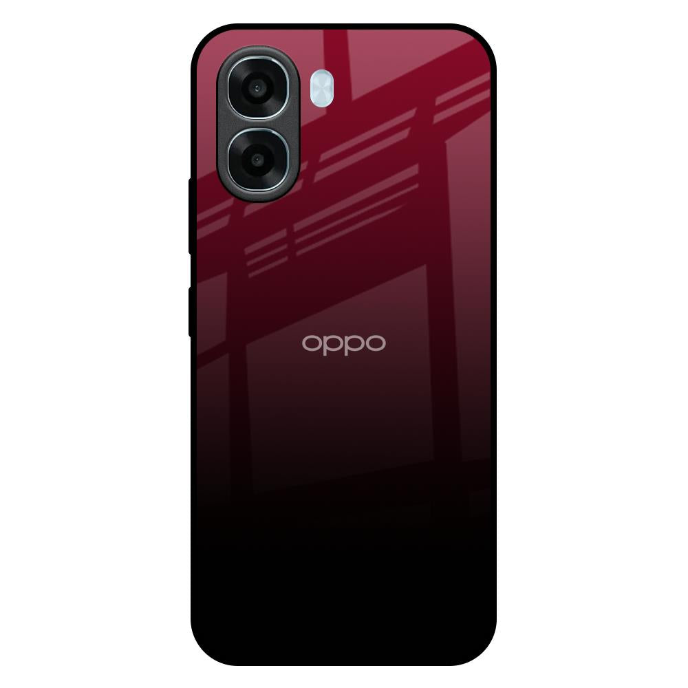 Wine Red Oppo A6x 5G Glass Back Cover Online