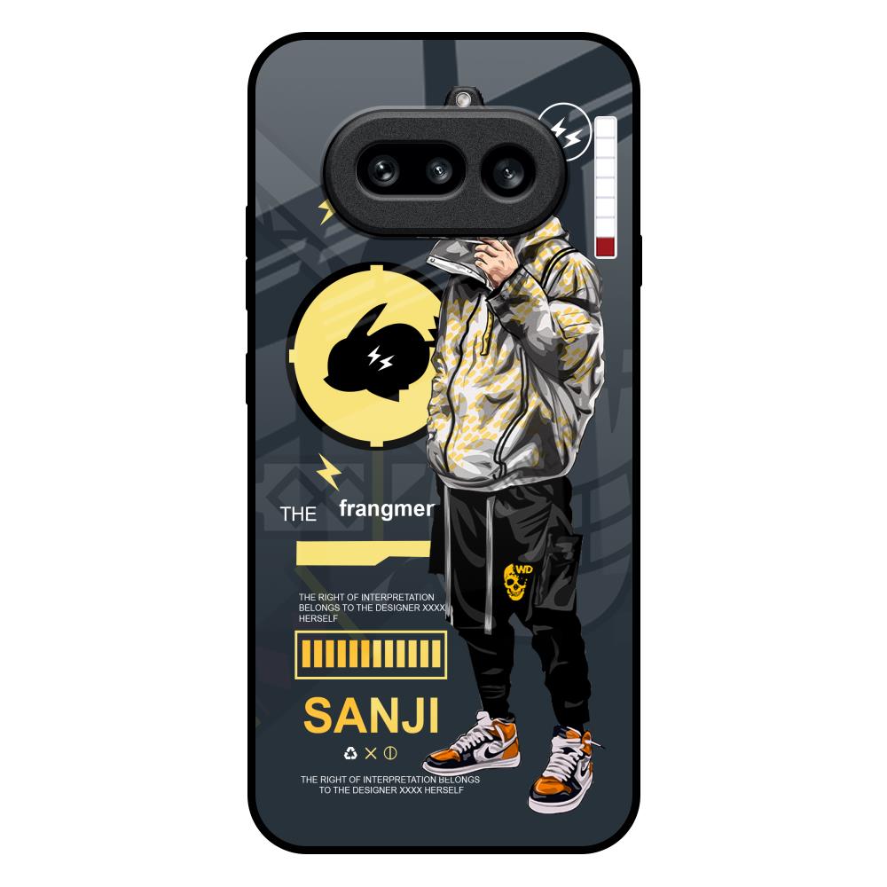 Cool Sanji Nothing Phone 4a 5G Glass Back Cover Online
