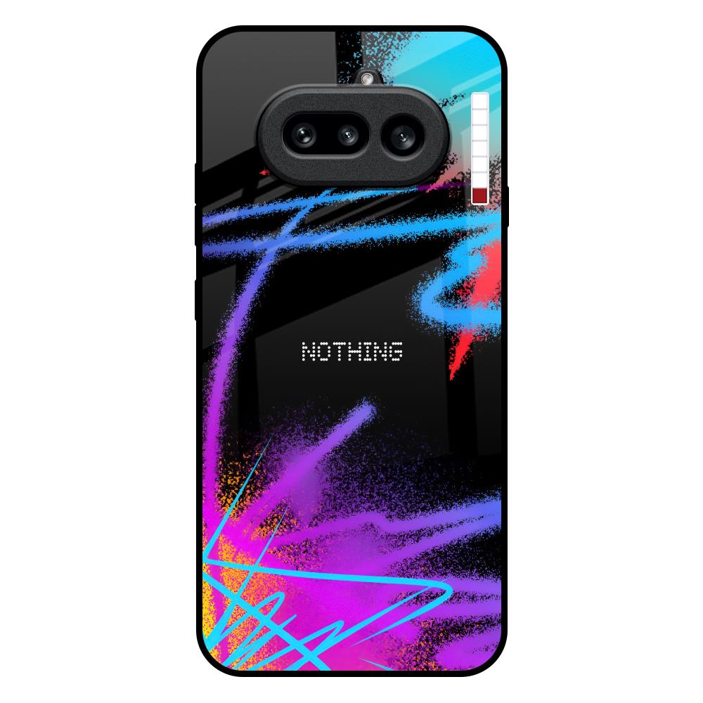 Brushy Color Nothing Phone 4a 5G Glass Back Cover Online