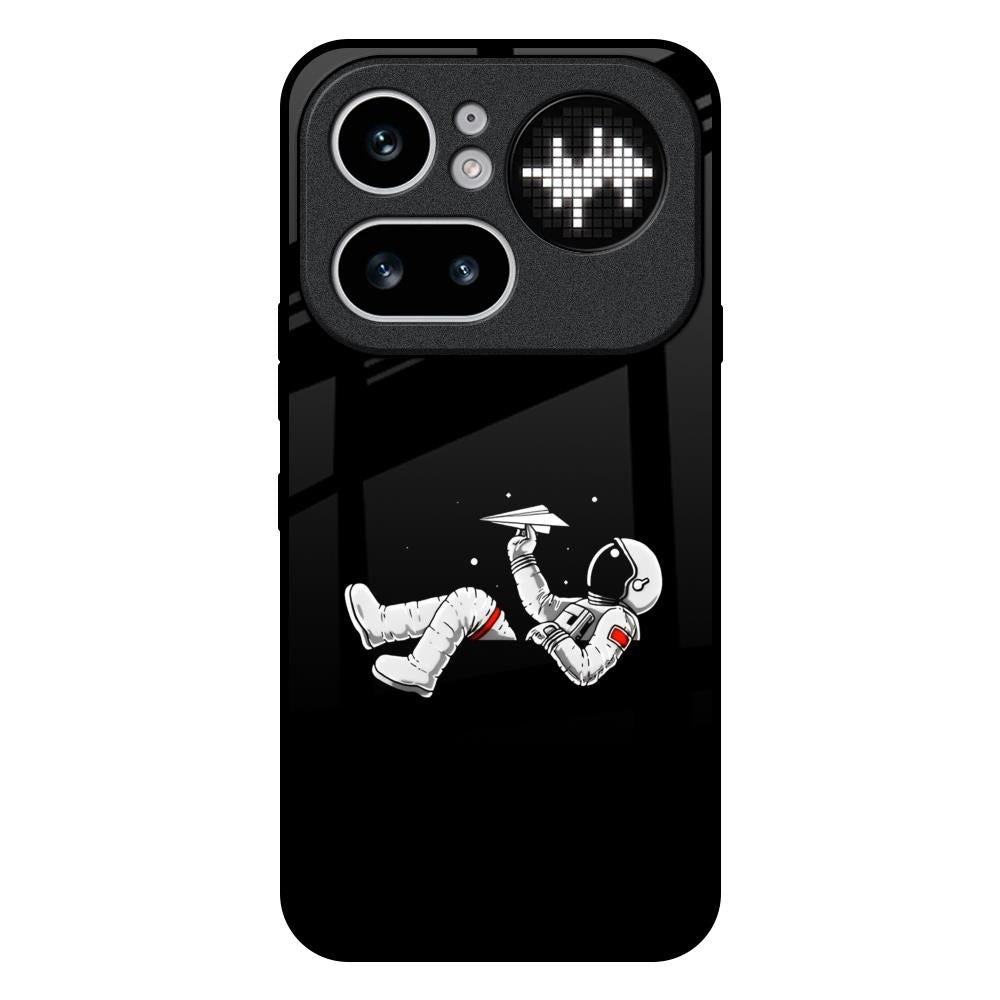 Space Traveller Nothing Phone 4a Pro 5G Glass Back Cover Online