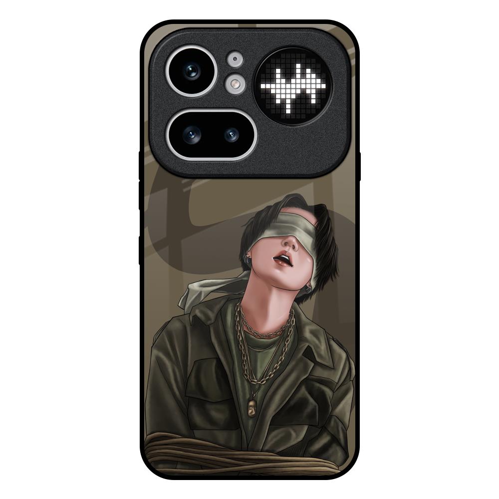 Blind Fold Nothing Phone 4a Pro 5G Glass Back Cover Online