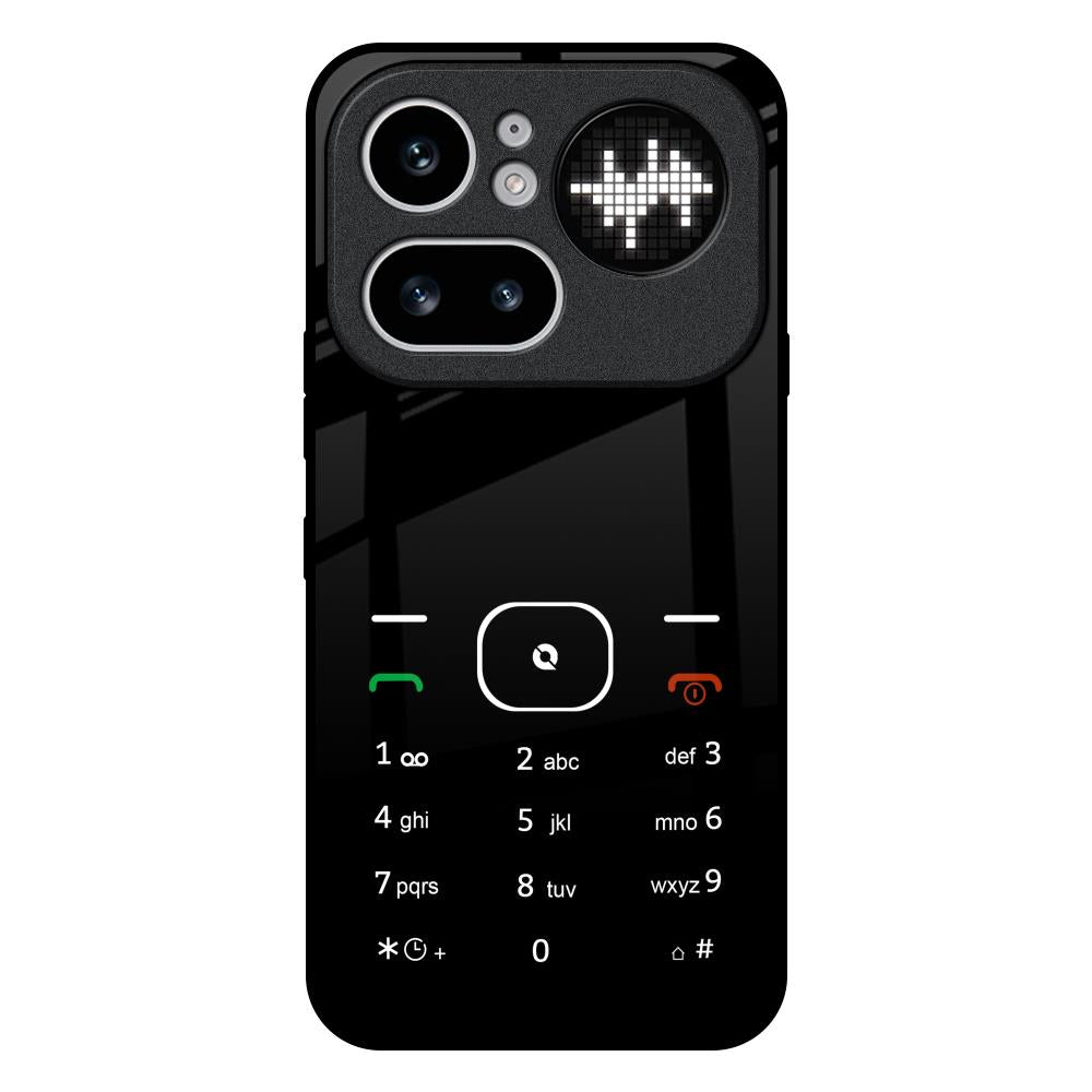 Classic Keypad Pattern Nothing Phone 4a Pro 5G Glass Back Cover Online