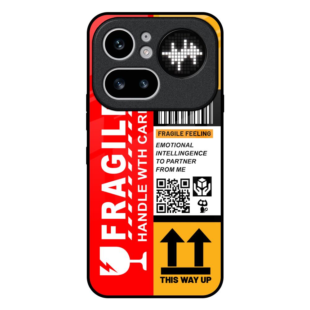 Handle With Care Nothing Phone 4a Pro 5G Glass Back Cover Online