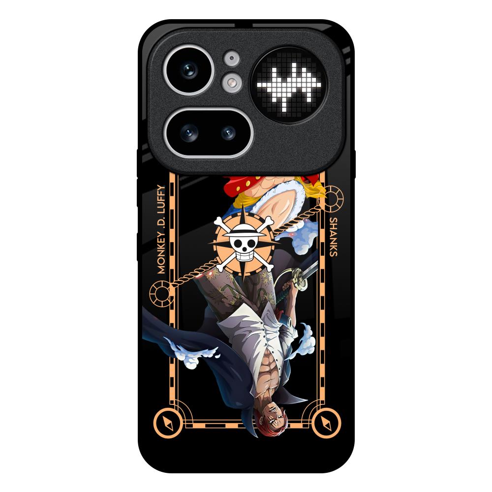Shanks & Luffy Nothing Phone 4a Pro 5G Glass Back Cover Online