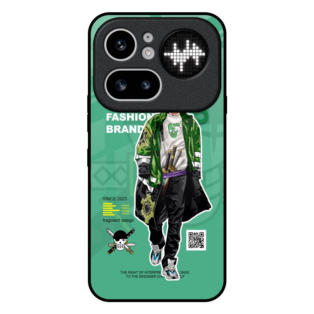 Zoro Bape Nothing Phone 4a Pro 5G Glass Back Cover Online