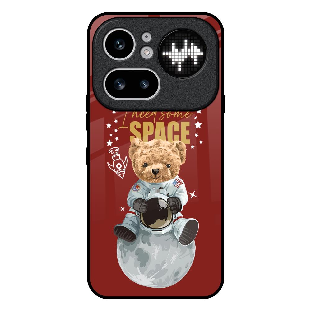 Astronaut Bear Nothing Phone 4a Pro 5G Glass Back Cover Online