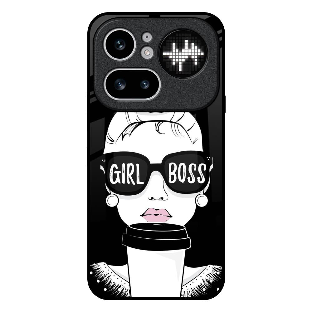 Girl Boss Nothing Phone 4a Pro 5G Glass Back Cover Online
