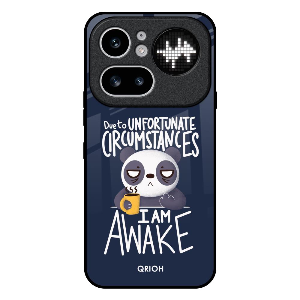 Struggling Panda Nothing Phone 4a Pro 5G Glass Back Cover Online