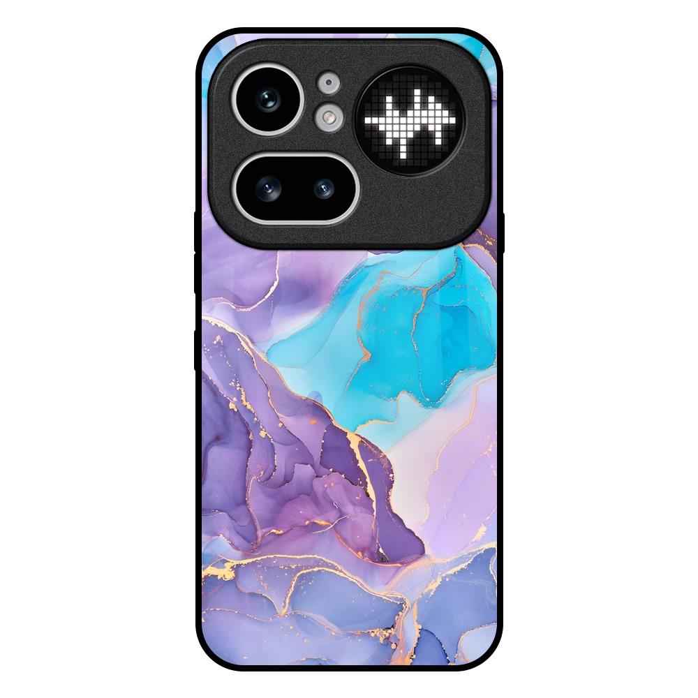 Alcohol ink Marble Nothing Phone 4a Pro 5G Glass Back Cover Online