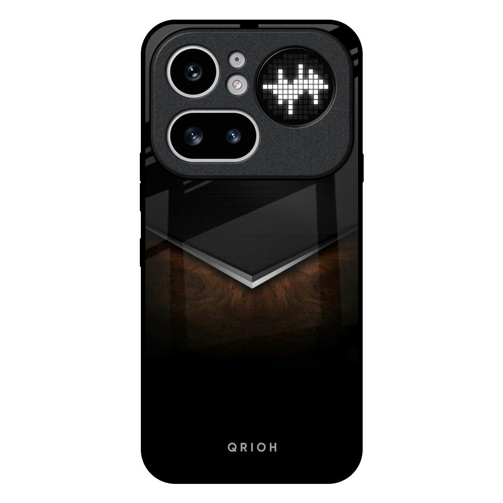 Dark Walnut Nothing Phone 4a Pro 5G Glass Back Cover Online
