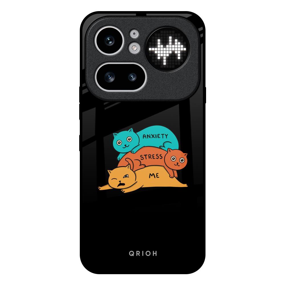 Anxiety Stress Nothing Phone 4a Pro 5G Glass Back Cover Online