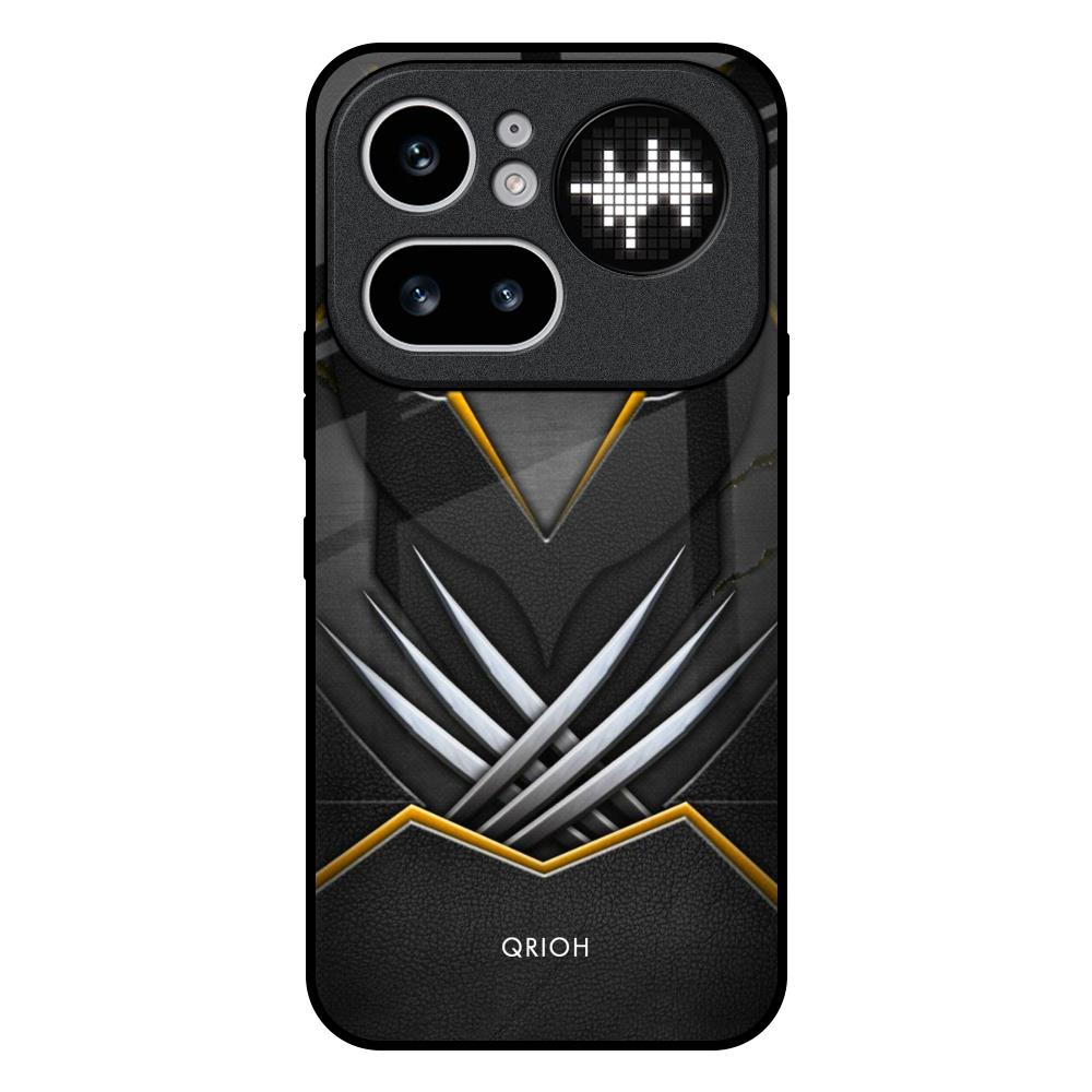 Black Warrior Nothing Phone 4a Pro 5G Glass Back Cover Online