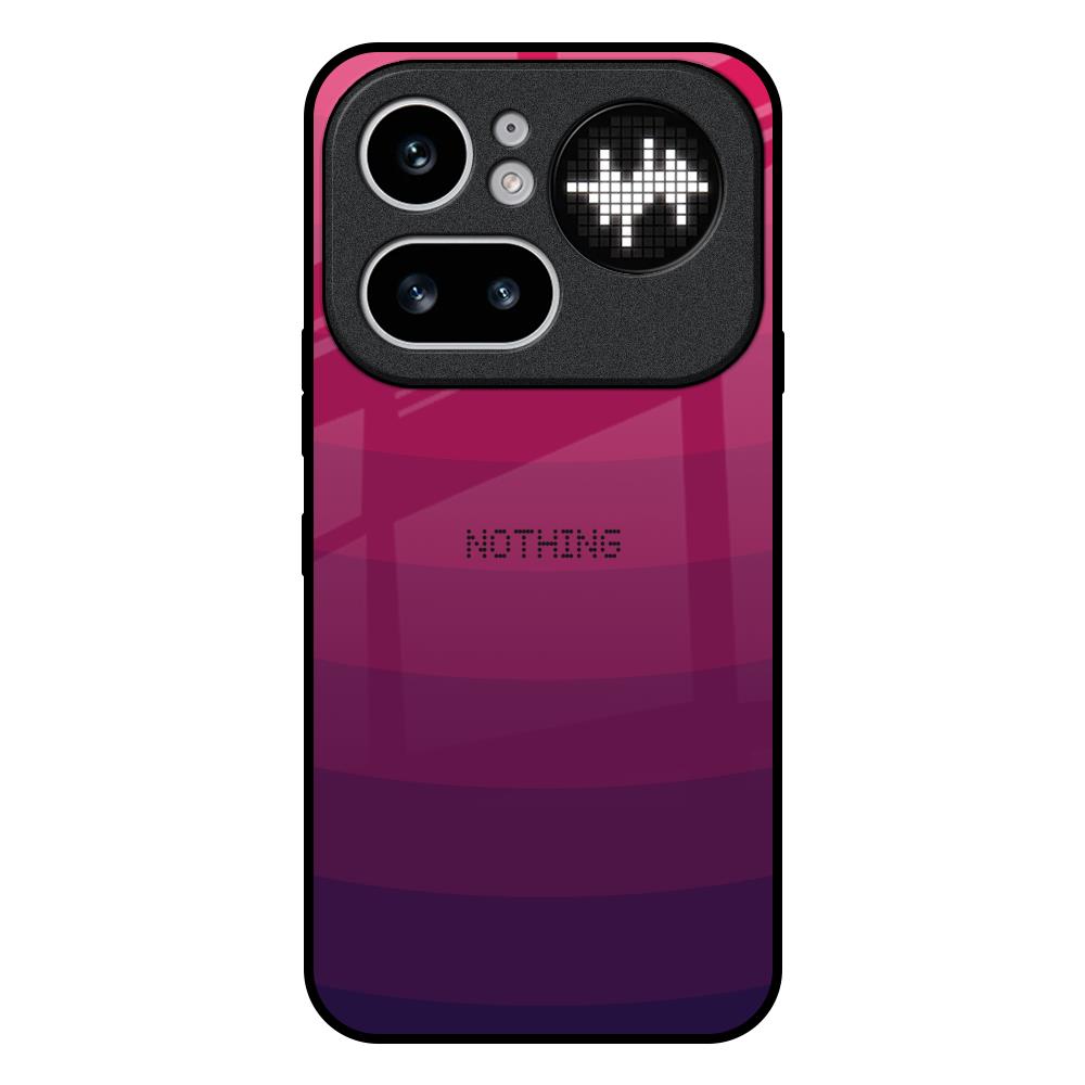 Wavy Pink Pattern Nothing Phone 4a Pro 5G Glass Back Cover Online