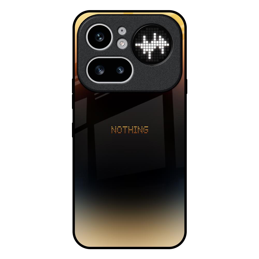 Grainy Yellow Nothing Phone 4a Pro 5G Glass Back Cover Online