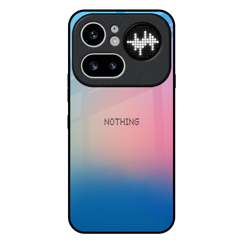 Blue & Pink Ombre Nothing Phone 4a Pro 5G Glass Back Cover Online