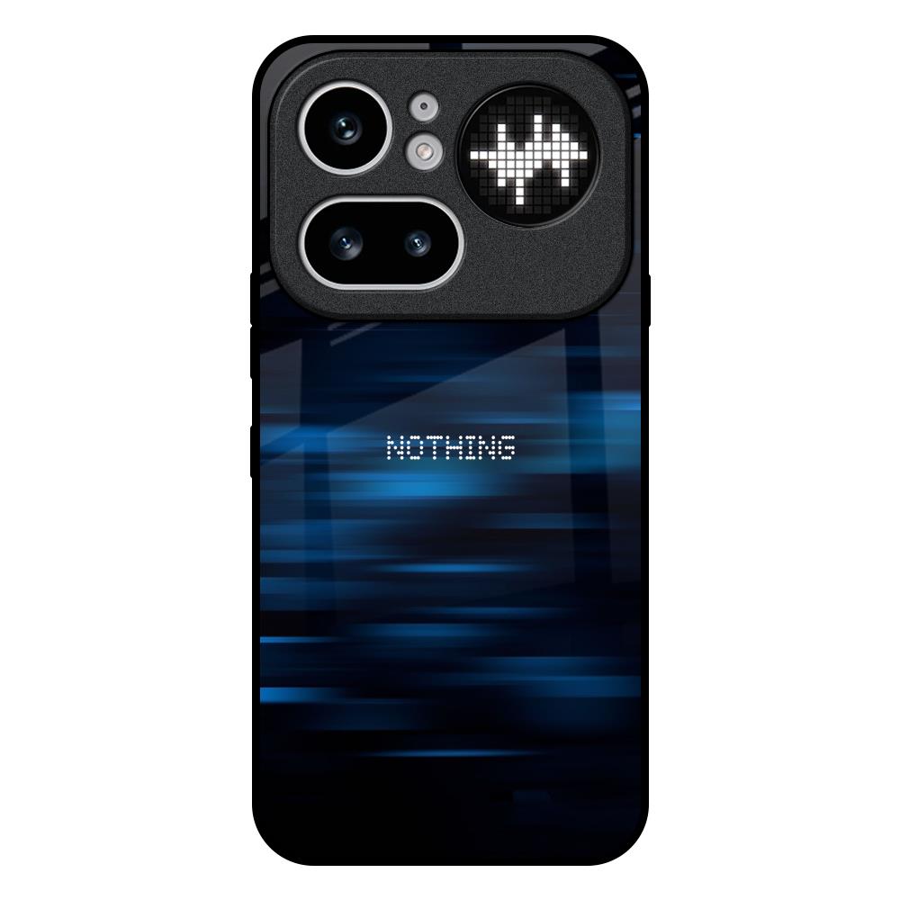 Blue Rough Abstract Nothing Phone 4a Pro 5G Glass Back Cover Online