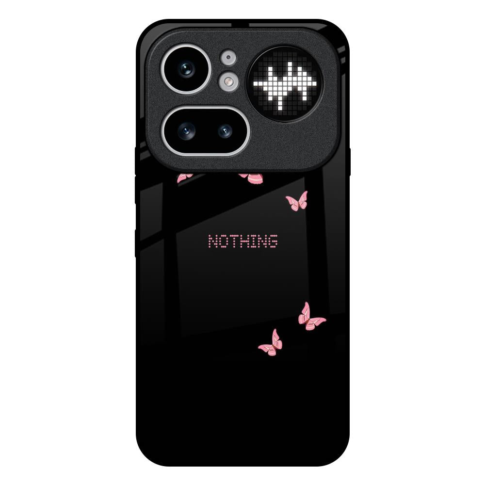 Fly Butterfly Nothing Phone 4a Pro 5G Glass Back Cover Online