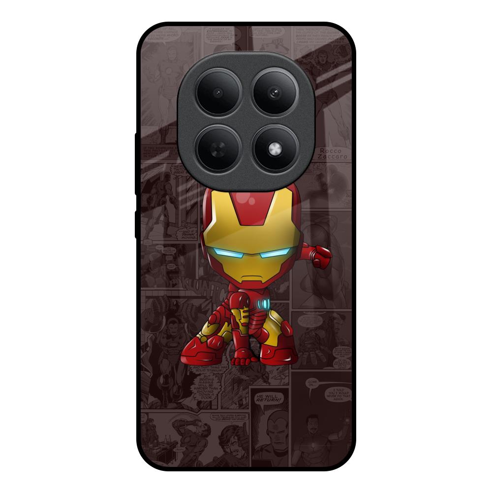 Angry Baby Super Hero Poco M8 5G Glass Back Cover Online
