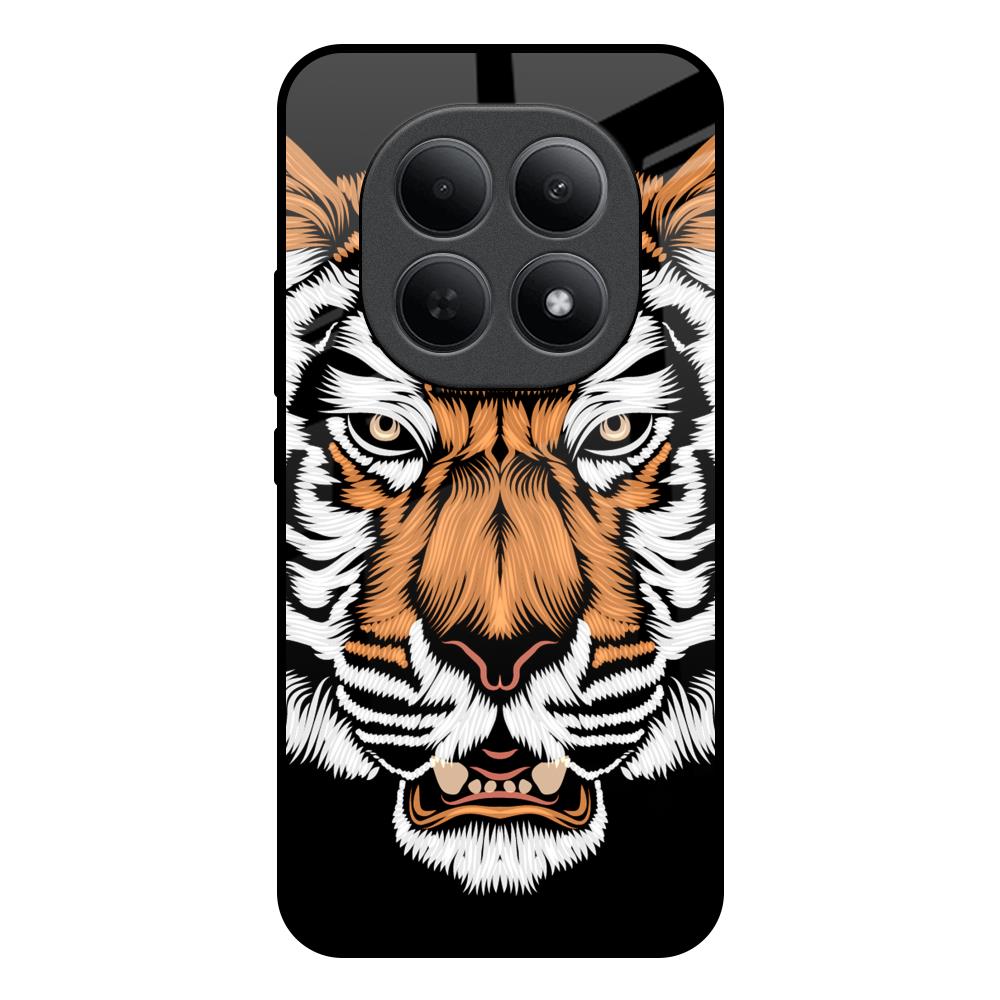 Angry Tiger Poco M8 5G Glass Back Cover Online