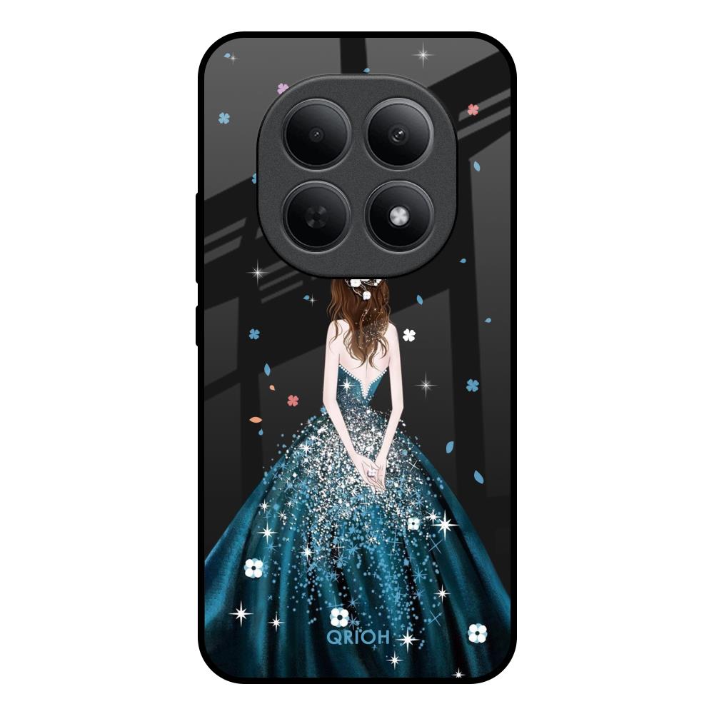 Queen Of Fashion Poco M8 5G Glass Back Cover Online