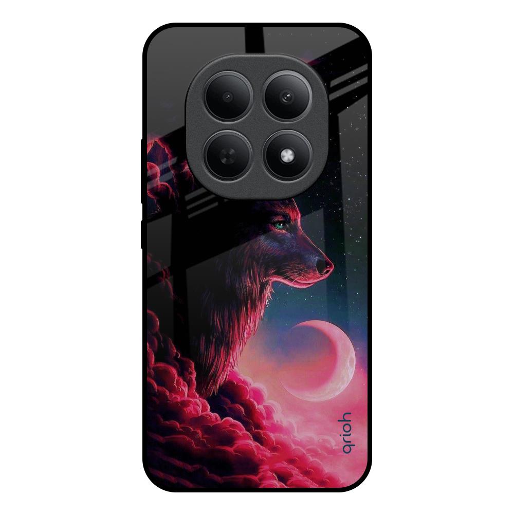 Moon Wolf Poco M8 5G Glass Back Cover Online