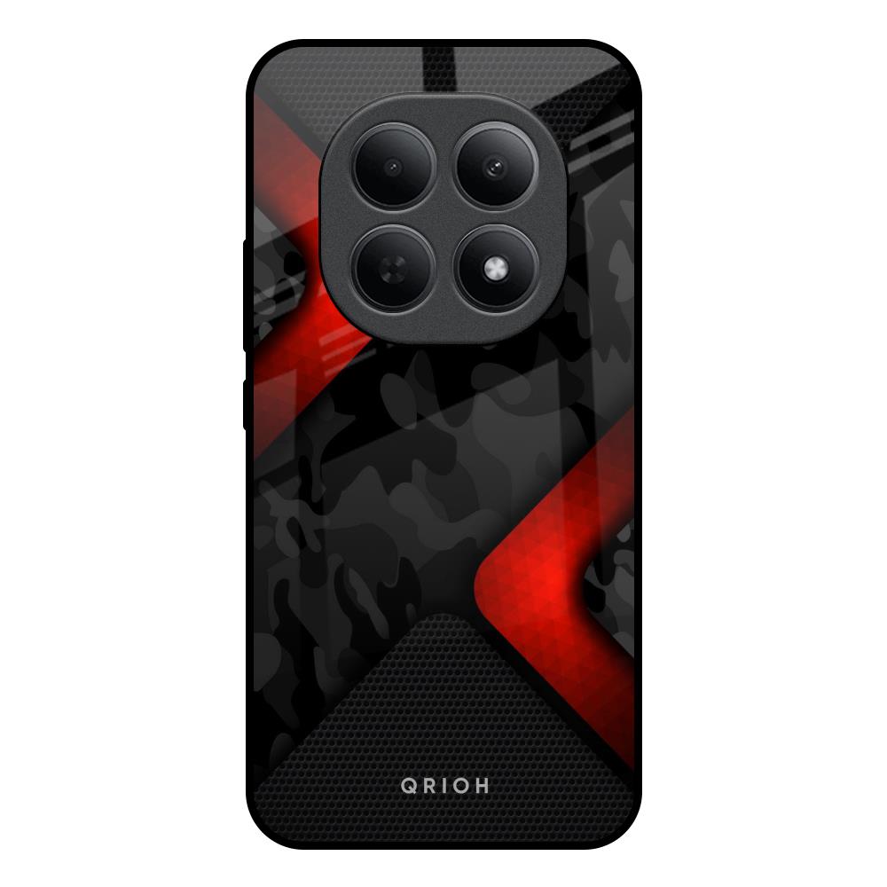 Modern Camo Abstract Poco M8 5G Glass Back Cover Online