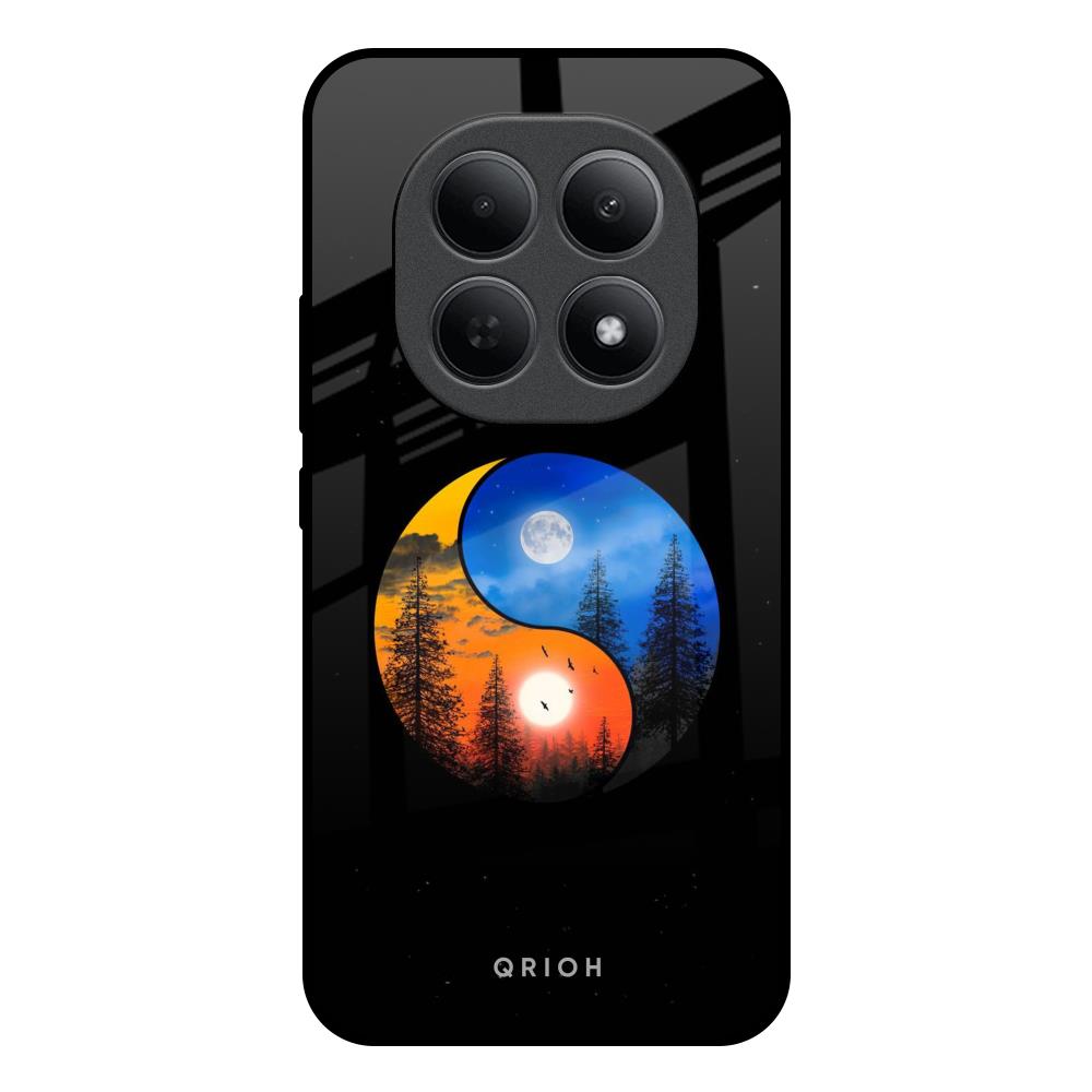 Yin Yang Balance Poco M8 5G Glass Back Cover Online