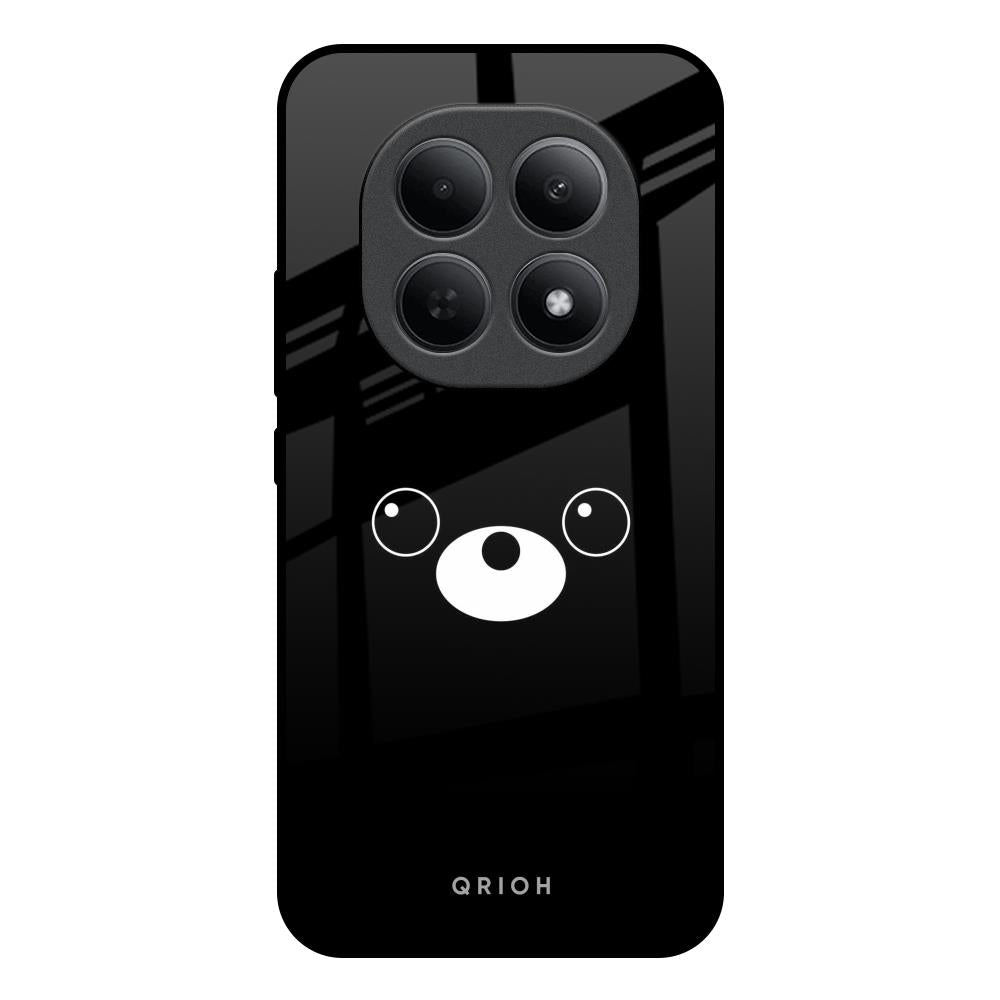 Cute Bear Poco M8 5G Glass Back Cover Online