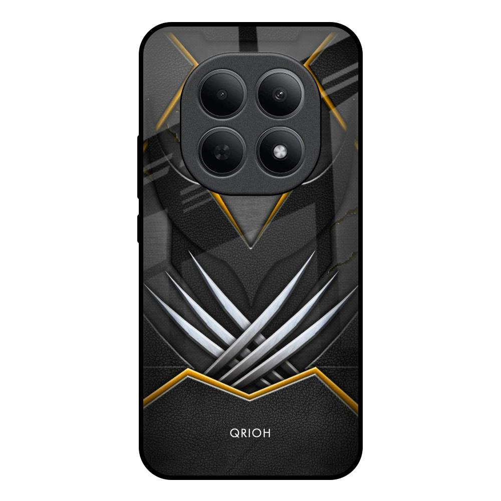 Black Warrior Poco M8 5G Glass Back Cover Online