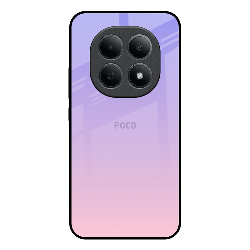 Lavender Gradient Poco M8 5G Glass Back Cover Online