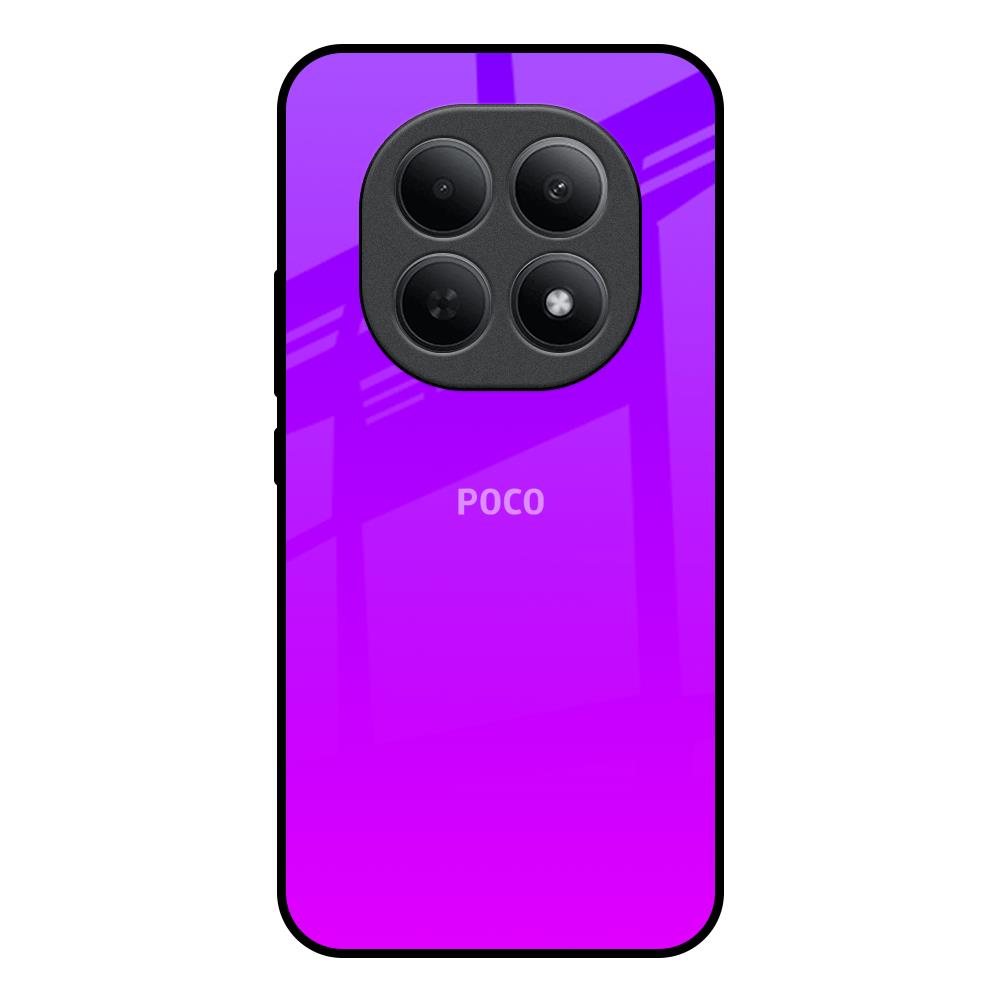 Purple Pink Poco M8 5G Glass Back Cover Online