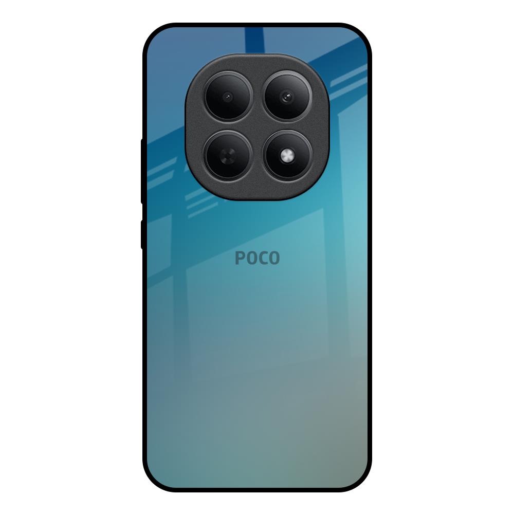 Sea Theme Gradient Poco M8 5G Glass Back Cover Online