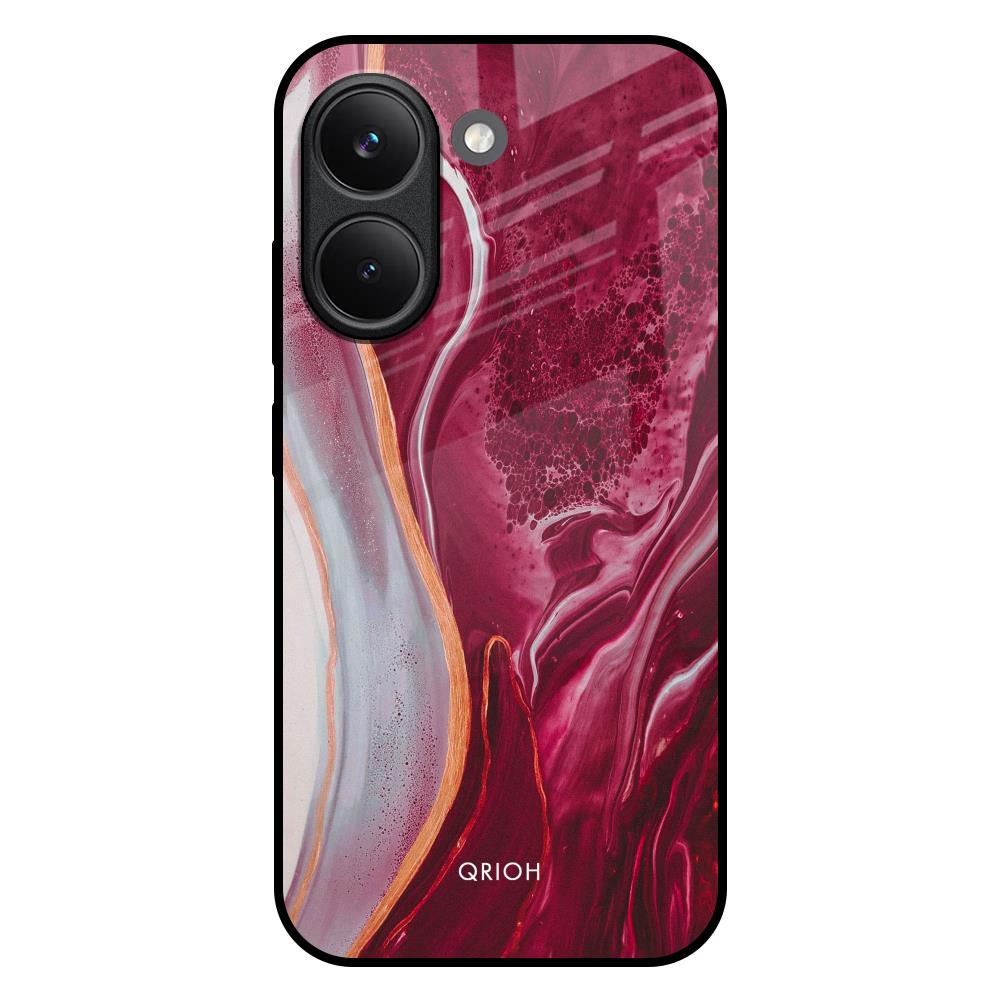 Crimson Ruby Poco X8 Pro 5G Glass Back Cover Online