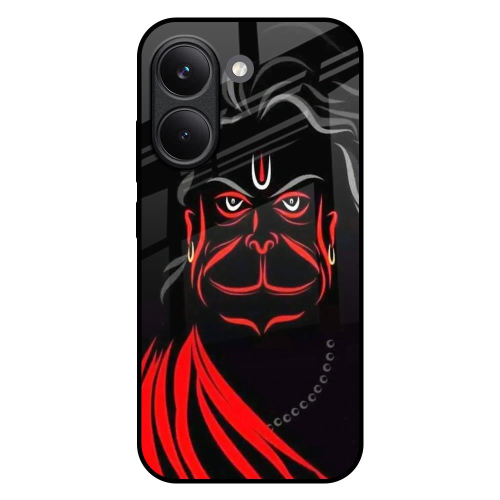Lord Hanuman Poco X8 Pro 5G Glass Back Cover Online